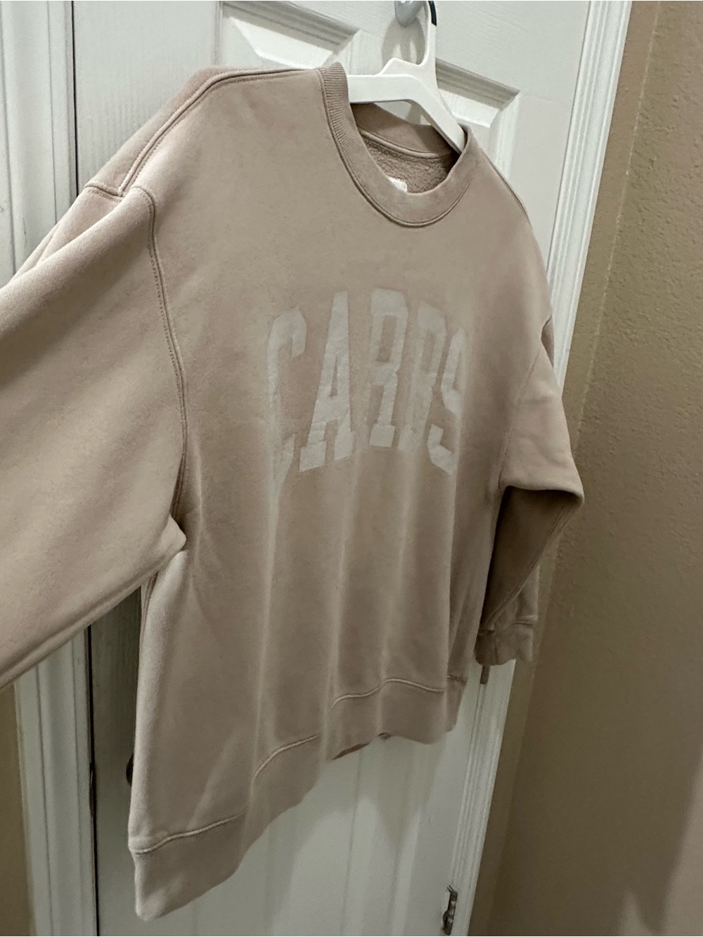 Abercrombie & Fitch CARBS Food and Drink Vintage Sunday Crew Sweatshirt Large - Picture 11 of 12